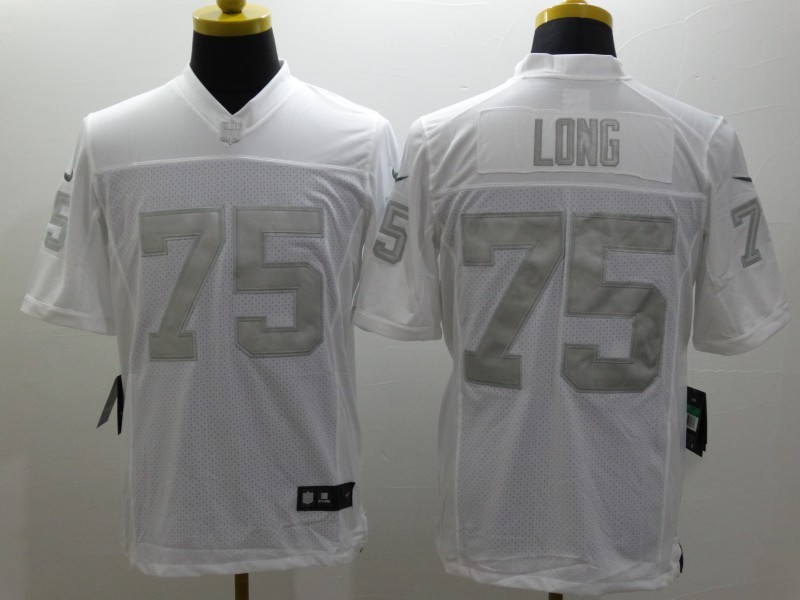 Men's Las Vegas Raiders Howie Long #75 White Jersey